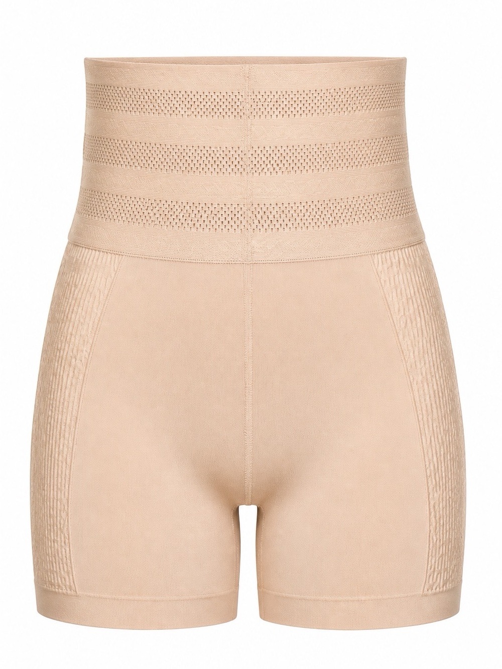 Vintage NWOT High-Waist Shapewear Shorts Tummy Control in Nude 1X